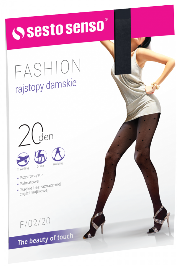 Sesto Senso Fashion 20 DEN F/02/20 Rajstopy damskie