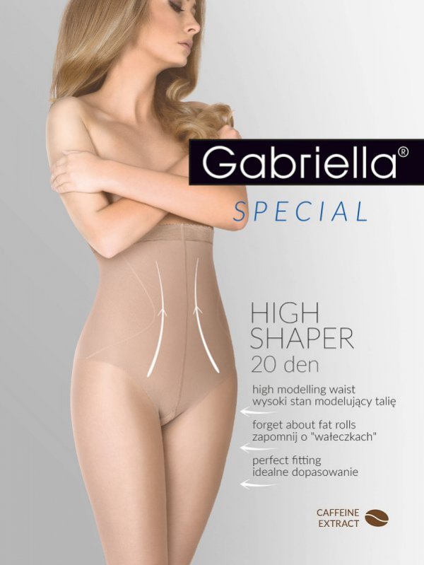 Gabriella Hihg Shaper 718 20 den 5-XL rajstopy