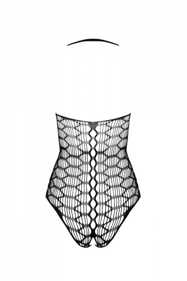 BS087 Bodystocking Czarny 