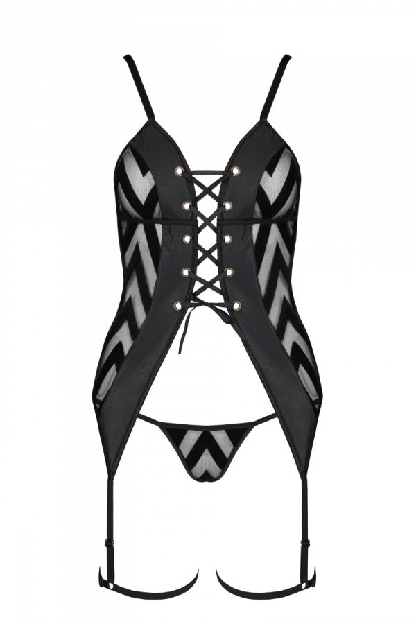 ANGELICA CORSET Czarny gorset