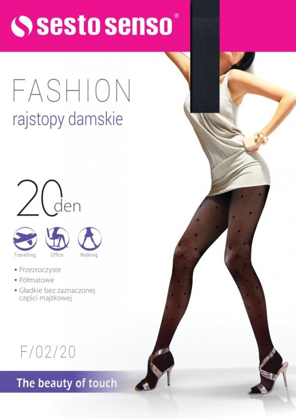 Sesto Senso Fashion 20 DEN F/02/20 Rajstopy damskie