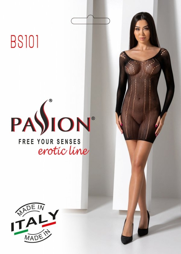 Passion BS101 czarna Sukienka