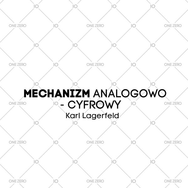 mechanizm analogowo - cyfrowy Karl Lagerfeld • ONE ZERO • Modne zegarki i biżuteria • Autoryzowany sklep