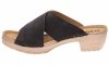 Klapki damskie INBLU  BL-03 NERO obcas