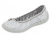 Balerinki Melly Befado 980Y102 srebrne