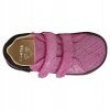 Półbuty BARTEK BAREFOOT 8300565 różowy na rzepy