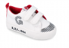 Garvalin 242802-B białe trampki chłopięce na rzepy