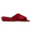 METEOR Natural Style 010 AGA pantofle domowe koturn - bordo