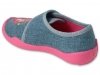 Befado 122X016 BLANCA kapcie na rzep jeans