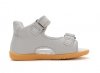 Sandałki skórzane D.D.STEP G075-51868A LIGHT GREY na rzepy