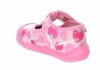 MILAMI 226 BR-22 PINK - kapcie dziewczęce różowe w truskawki na rzep