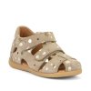 SANDAŁY FRODDO DALLAS G2150200-9 BEIGE dziewczęce na rzepy