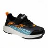 Apawwa G1856P BLACK/ORANGE - chłopięce buty sportowe na rzep