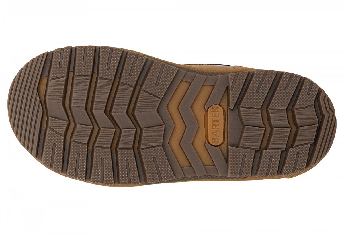 Trzewiki BARTEK 8630552 ocieplane brąz na rzepy