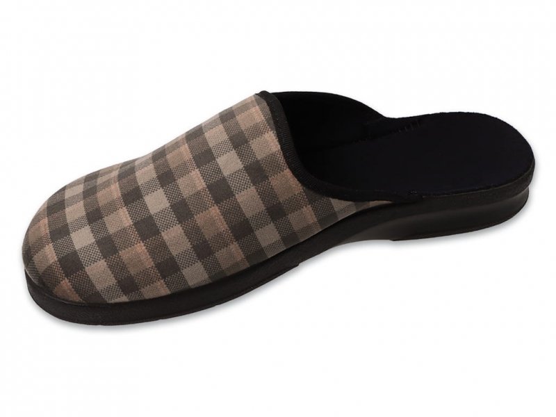 Befado 548M048 kapcie męskie brązowe