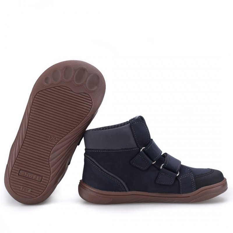 EMEL EX2730E-2 barefoot Trzewiki chłopięce na rzepy