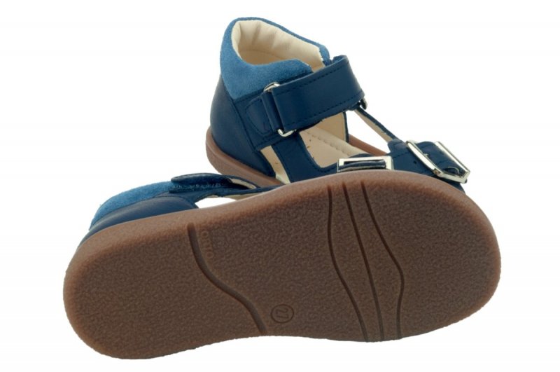 AMEKO Sandałki chłopięce BRACE-NAVY rzep