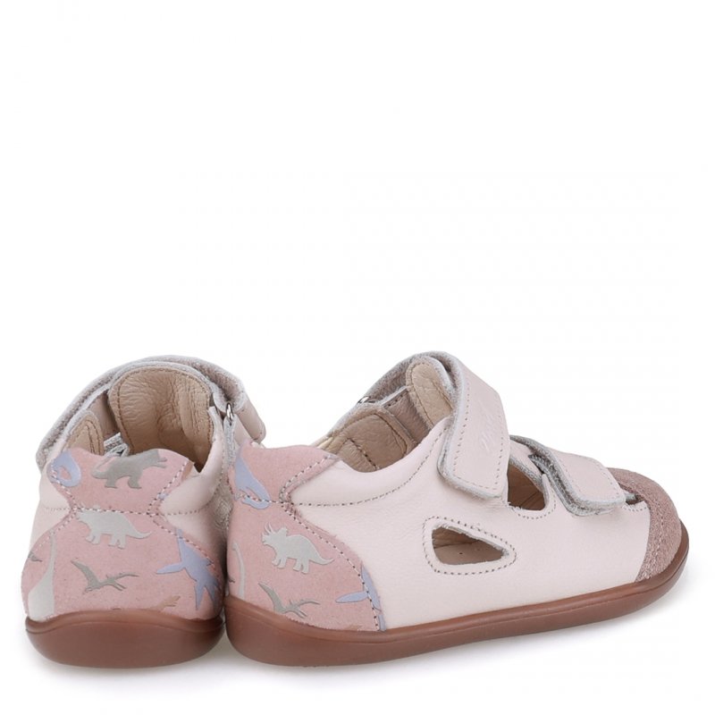 EMEL Ibiza Barefoot E2825M-3 - chłopięce półsandały w dinozaury