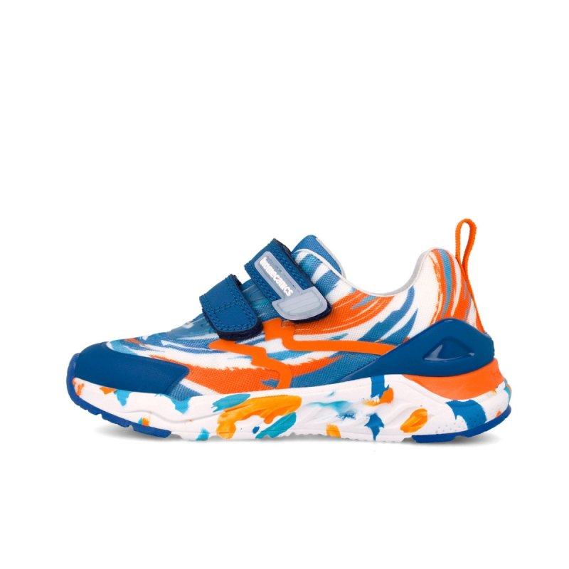 BIOMECANICS 262271-A090 AZUL ELECTRICO buty sportowe na rzepy