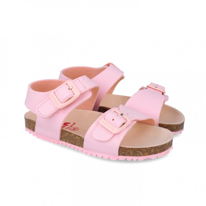 Sandałki GARVALIN 252473-B032 ROSA różowe na rzep