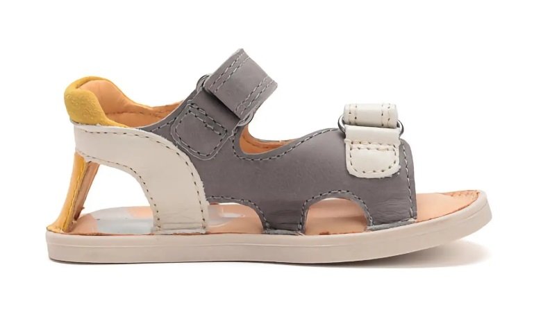 D.D.STEP G076-51334AM Dark Grey sandałki chłopięce na rzepy