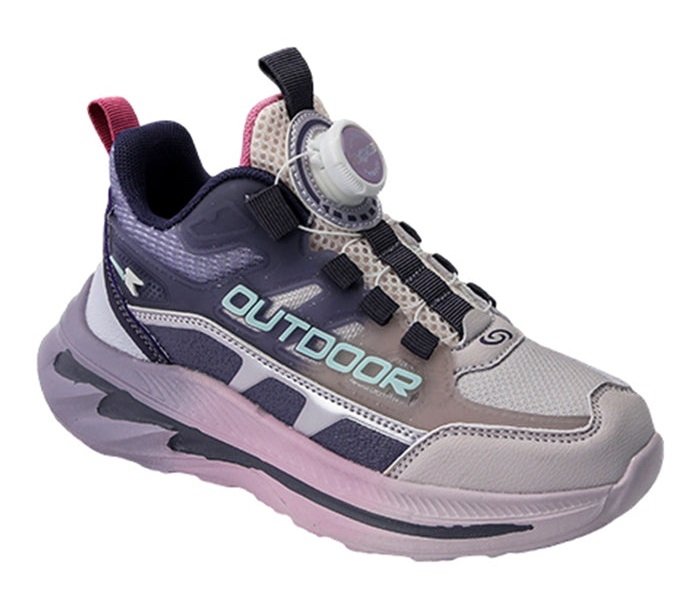 Apawwa buty sportowe W2705R PINK/PURPLE dziewczęce - wiązanie boa