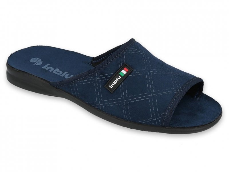 Inblu OG-7D kapcie domowe męskie granatowe