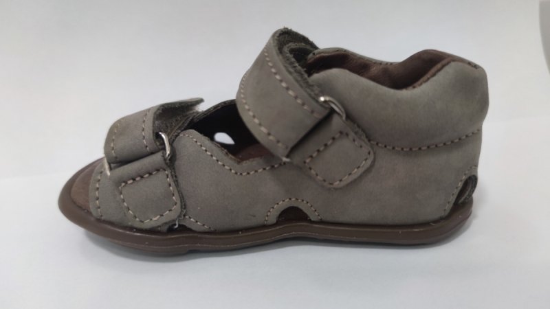 Sandałki MAZUREK 1363 GRAY na rzepy