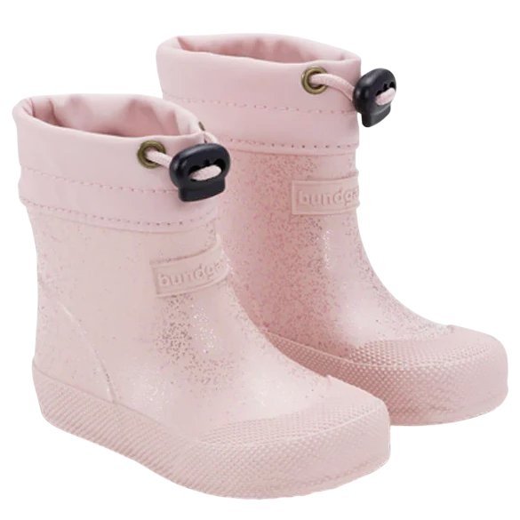 Bundgaard MALIK 9412 OLD ROSE SPARKLE - kalosze ocieplane