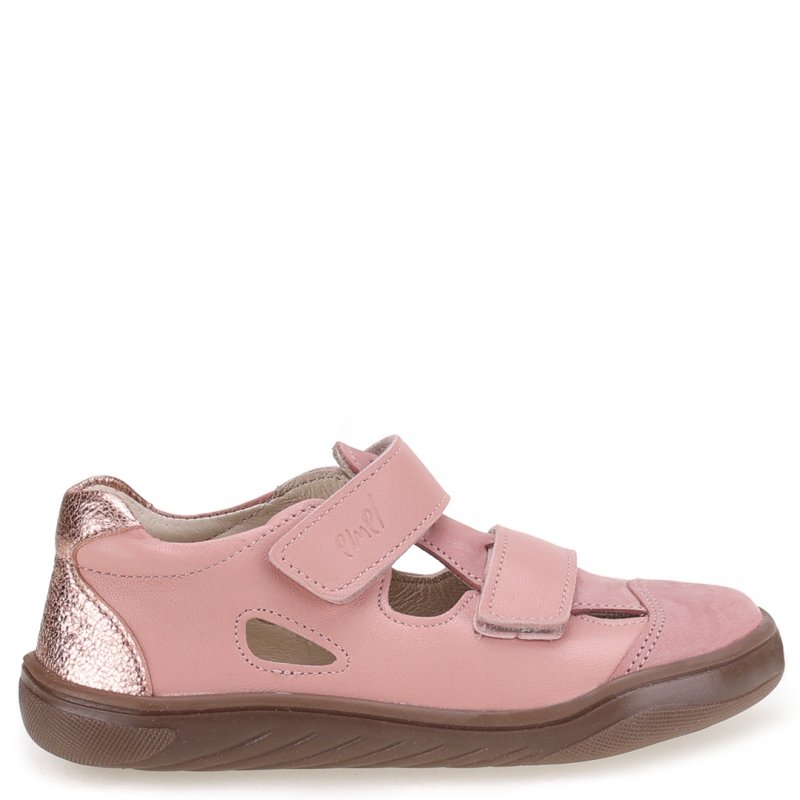 EMEL Ibiza Barefoot E2825M-2 - dziewczęce różowe półsandały