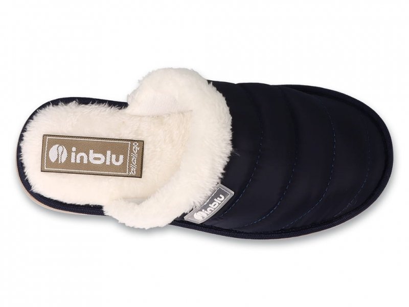Inblu EK-11 BLU kapcie damskie domowe granatowe