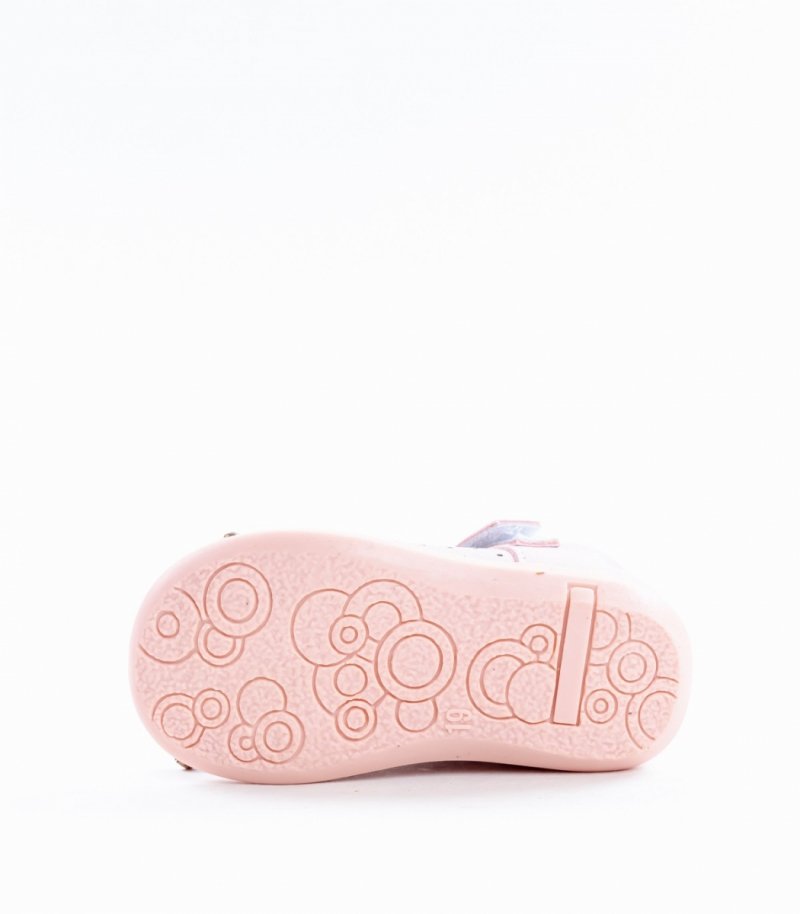 APAWWA TC219 PINK balerinki dziewczęce na rzep