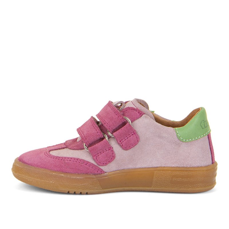 Półbuty FRODDO G3130269-11 FUXIA/PINK dziewczęce na rzepy