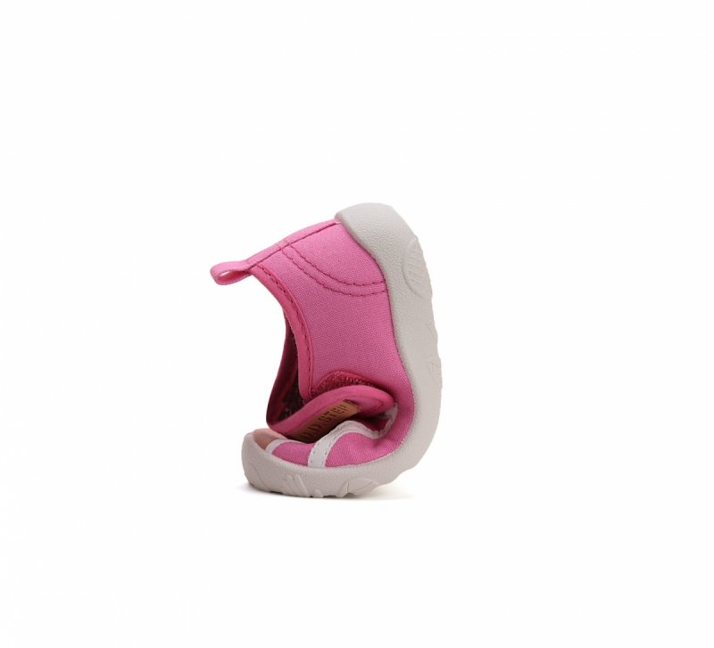 Tenisówki kapcie D.D.STEP BAREFOOT C086-51380A Dark Pink na rzep