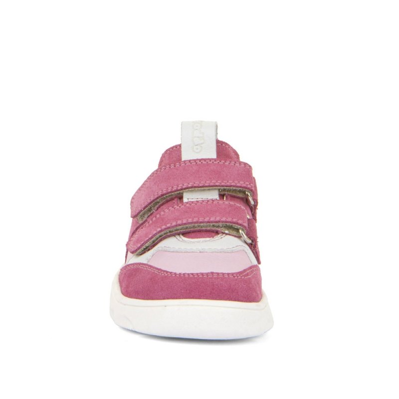 Półbuty FRODDO G3130264-8 FUXIA/PINK barefoot  dziewczęce na rzepy