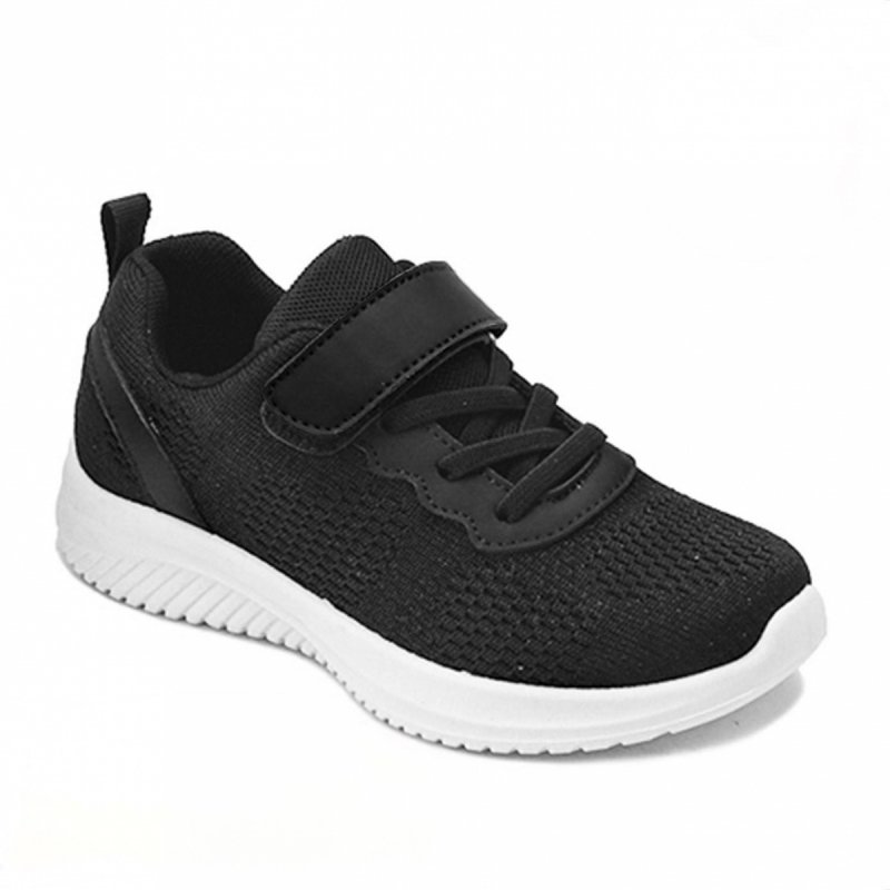 Apawwa Z2406P BLACK - chłopięce buty sportowe  na rzep