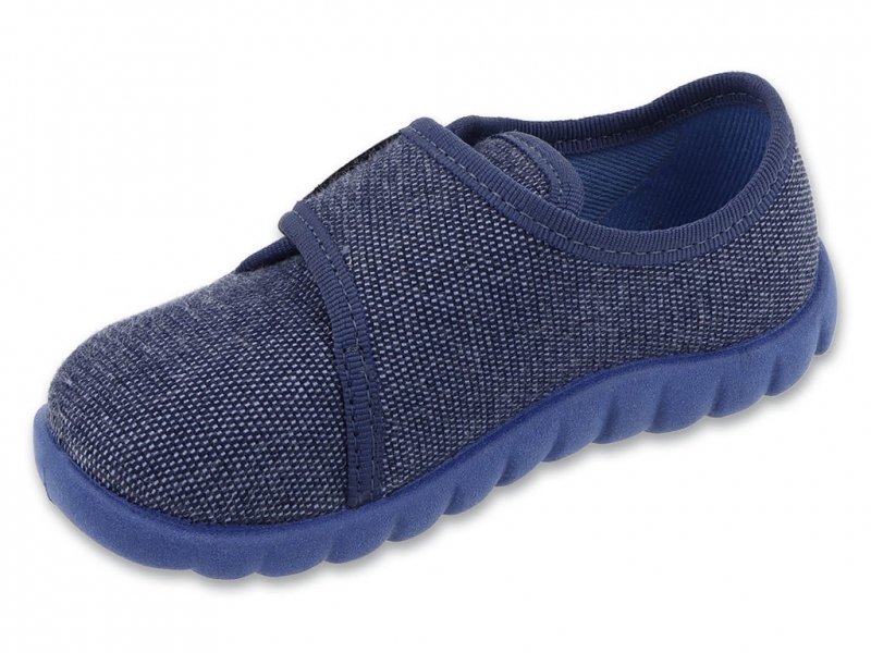 Befado 457P004 kapcie FLEXI chłopięce na rzep