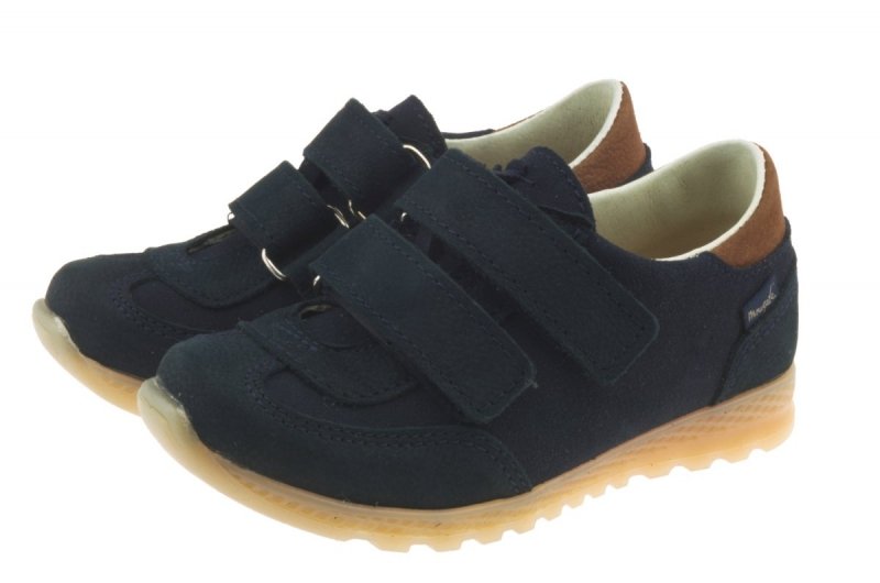 Półbuty Mrugała SAM 3344/9-77 3144/9-77 Blu na rzepy