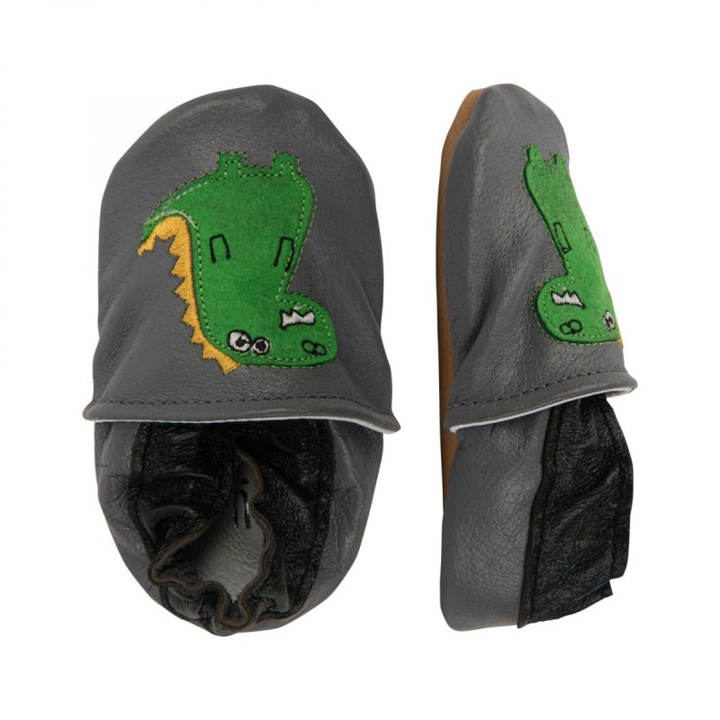 Kapcie BAREFOOT 3F Niunia chłopięce szare