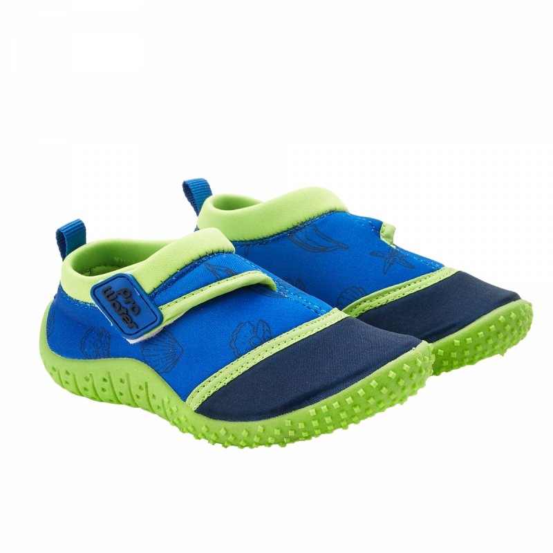ProWater PRO-26-48-100B Buty do wody antypoślizgowe granat/zieleń na rzep