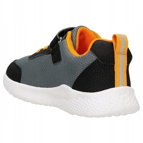 BARTEK 8700610 SZARY/POMARAŃCZ buty sportowe na rzep