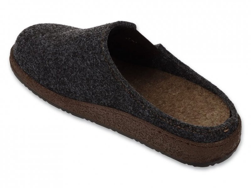 Inblu NL-10 pantofle domowe damskie filcowe - szare