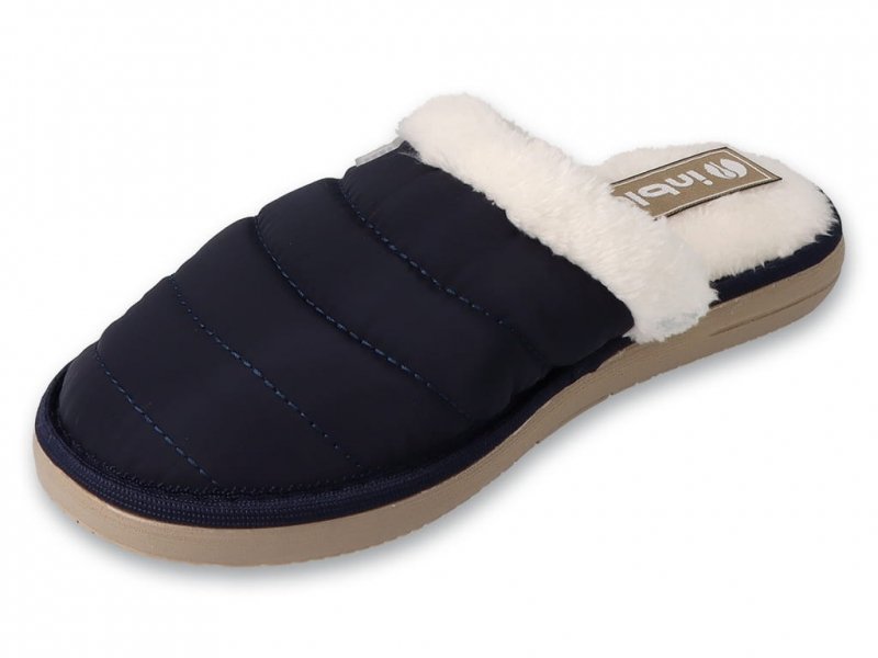 Inblu EK-11 BLU kapcie damskie domowe granatowe