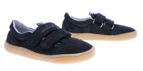 Mazurek Slipper black chłopięce na rzepy