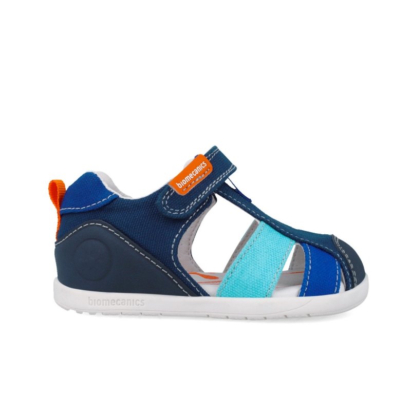 BIOMECANICS 252198-A089-C01221 AZUL MARINO sandał tekstylny rzep