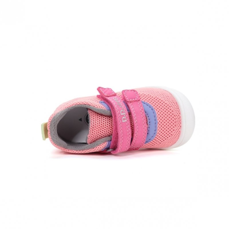 BAREFOOT Buty sportowe D.D.STEP F100-61859CL STRAWBERRY na rzepy