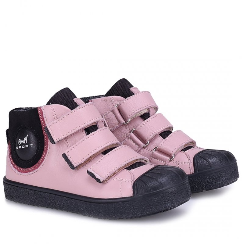 EMEL EX2813-4 Trzewiki dziewczęce na rzepy