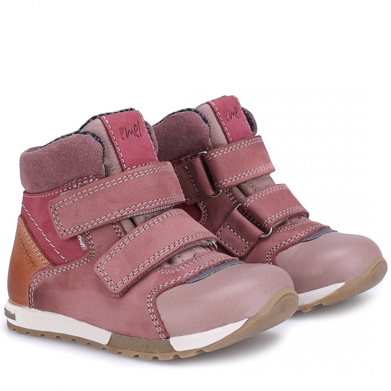 EMEL EX2721M-20 Trzewiki dziewczęce na rzepy