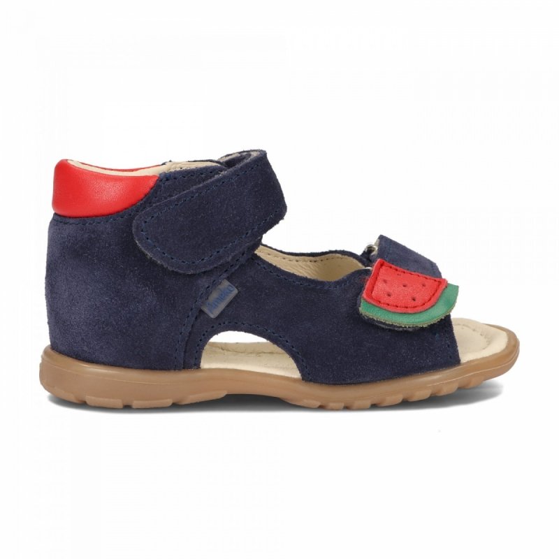 AMEKO Sandałki A7-Melon-Navy Pierwsze Kroczki 