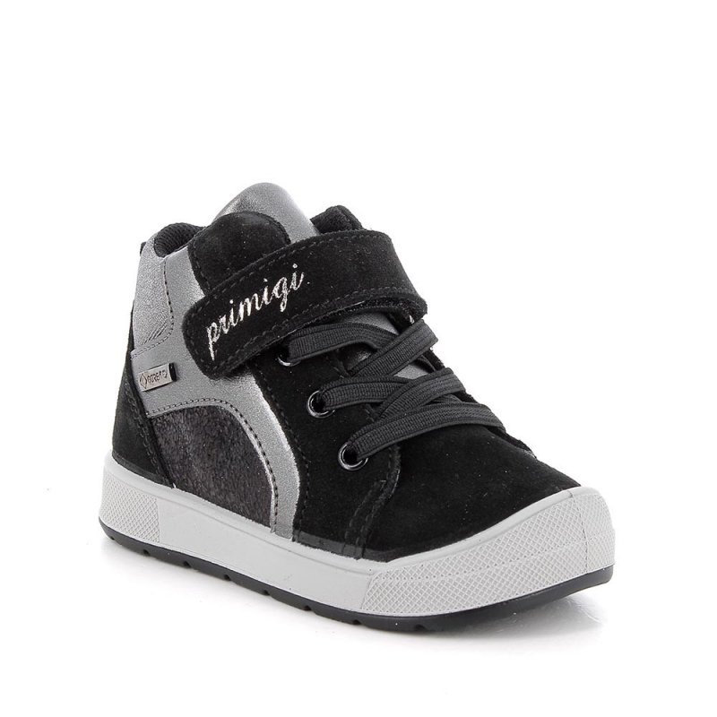 PRIMIGI 6852011 GORE-TEX czarne trzewiki dziewczęce na rzep